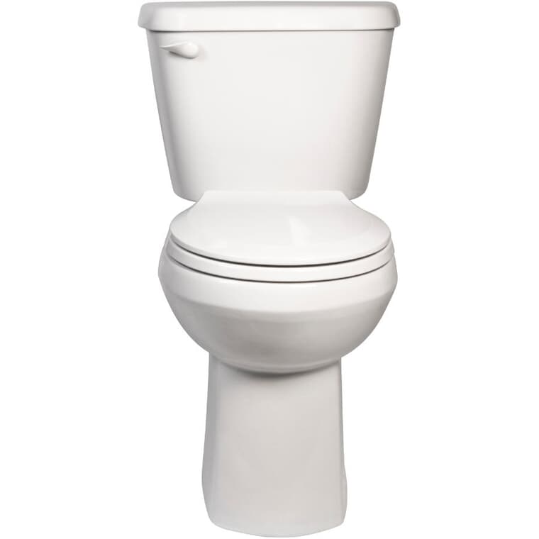 Toilette ronde Sonoma à haute efficacité de 4,8 L et à hauteur idéale de 16,5 po, blanc
