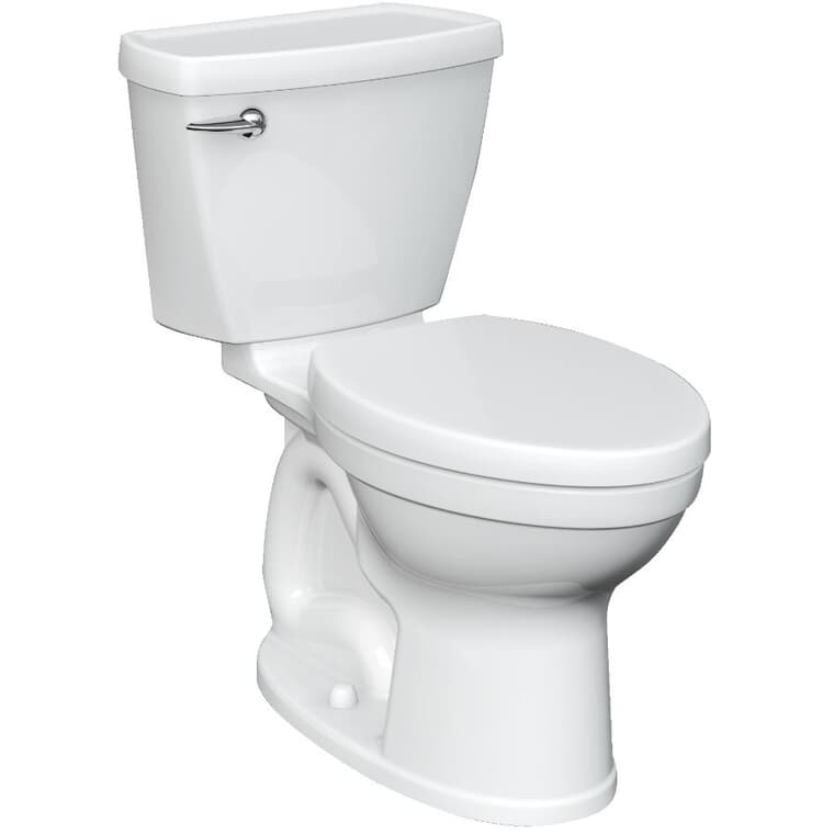 Toilette allongée Champion 4 de 4,8 L et à hauteur idéale de 16,5 po, blanc
