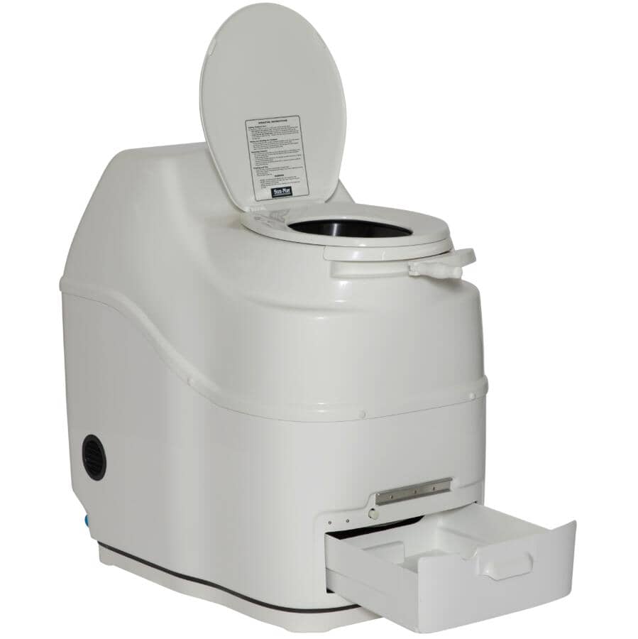 SUNMAR Excel High Capacity Electric Composting Round Toilet Home