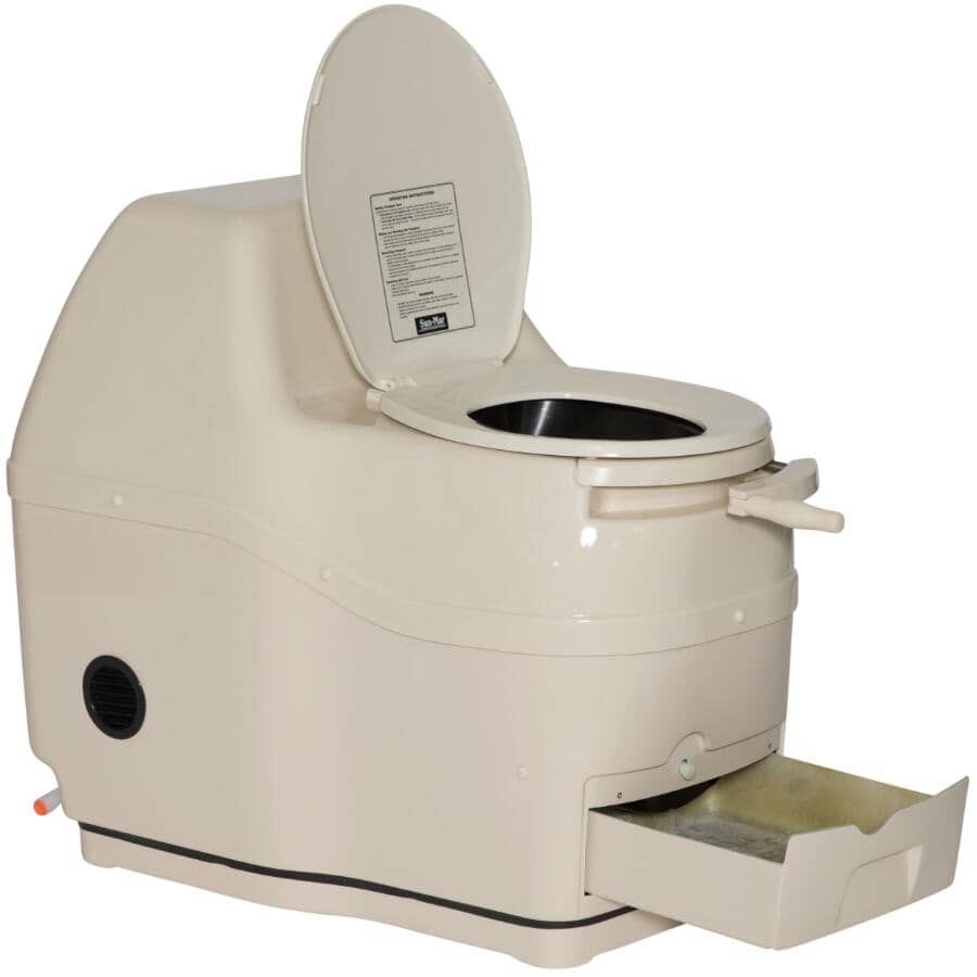 SUNMAR Excel Medium Capacity Electric Composting Round Toilet Home