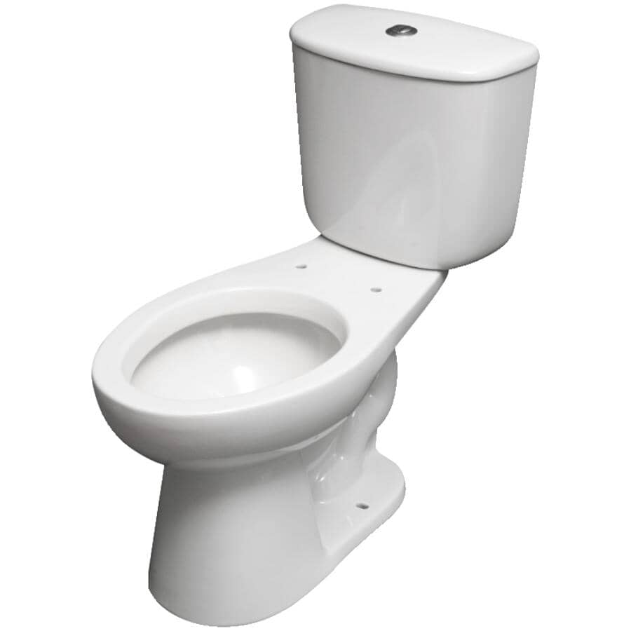 CHELINI:15" High White Marriot Dual Flush Lined Elongated Toilet