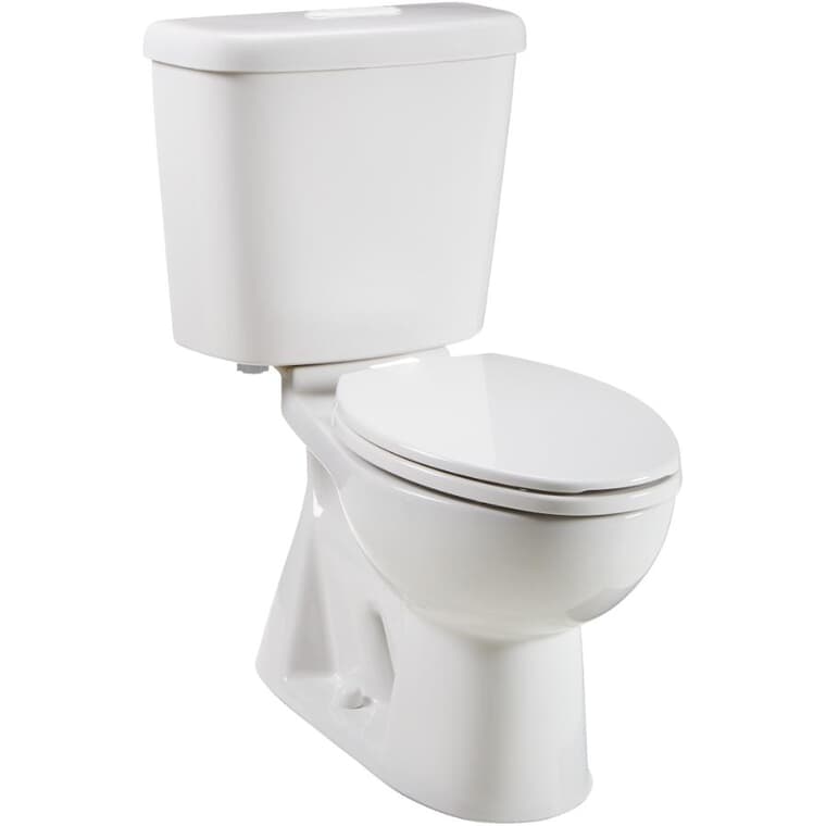Toilette allongée Sydney Smart II à double chasse de 3 L/4,3 L et à hauteur accessible de 16,5 po, blanc