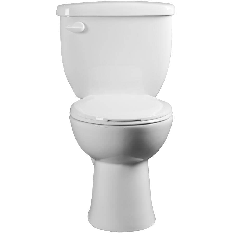 CHELINI:6 L Bournelli Round Toilet - White