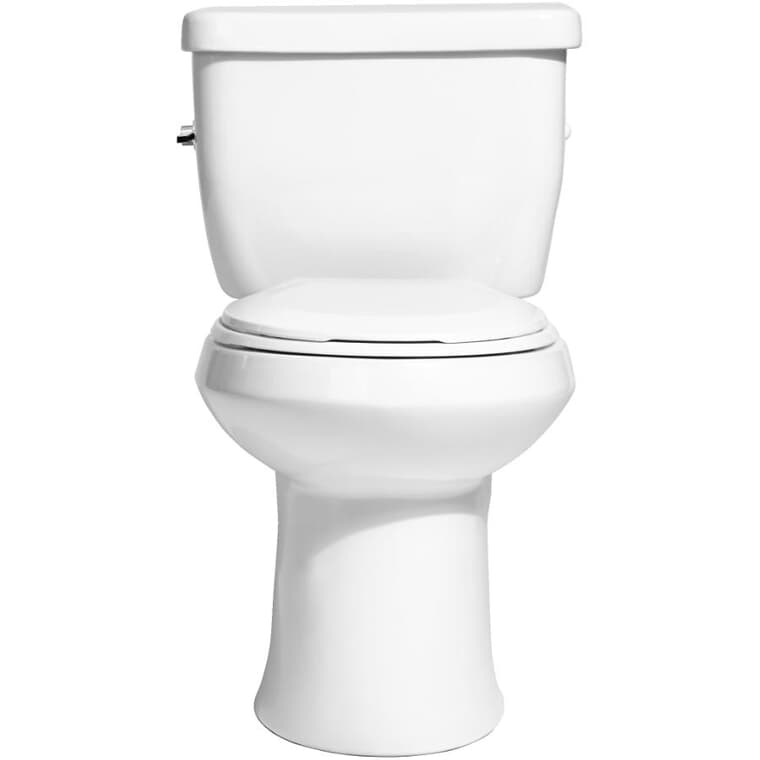 Toilette ronde Sentinel de 4,8 L, sans clapet, blanc