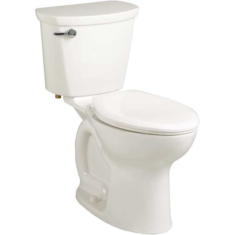 Toilette allongée Cadet Pro à haute efficacité de 4,8 L et à hauteur idéale de 16,5 po, blanc