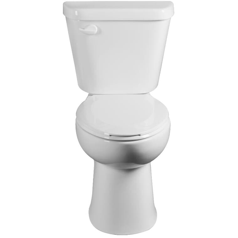 Toilette allongée Cabot de 4,8 L et à hauteur accessible de 16,5 po, blanc