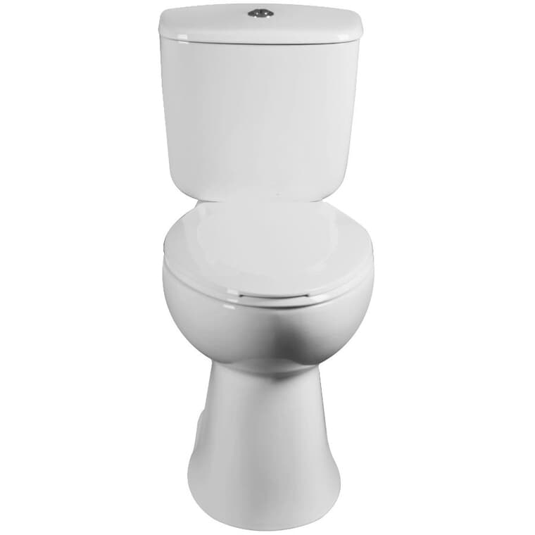 Toilette allongée Marriot à double chasse de 3 L/6 L et à hauteur accessible de 16,5 po, blanc