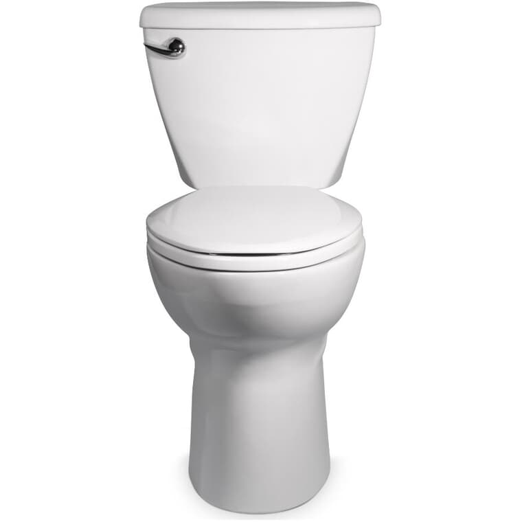 Toilette allongée Ravenna 3 de 6 L à hauteur idéale, blanc