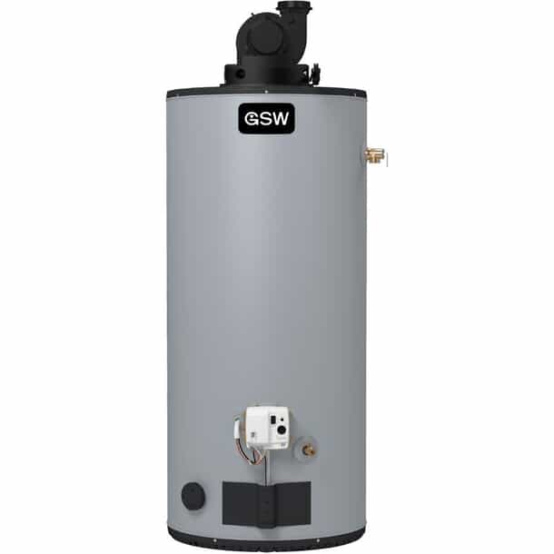 Element John Woods Water Heater GSW 33 Gal Power Vent Natural Gas