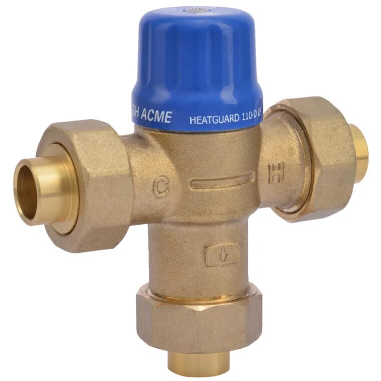 1/2" Hot Water Thermostatic Mixing Valve