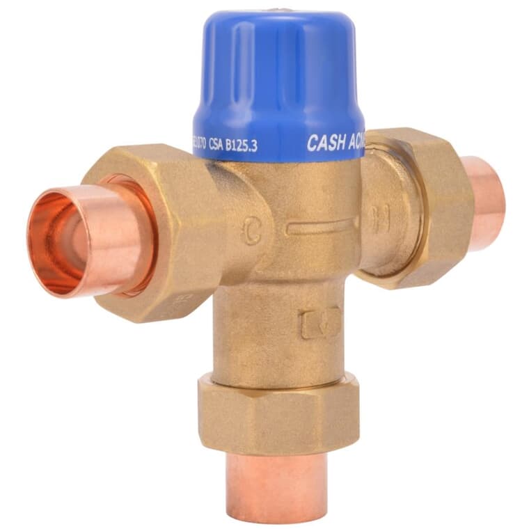 3/4" Hot Water Thermostatic Mixing Valve