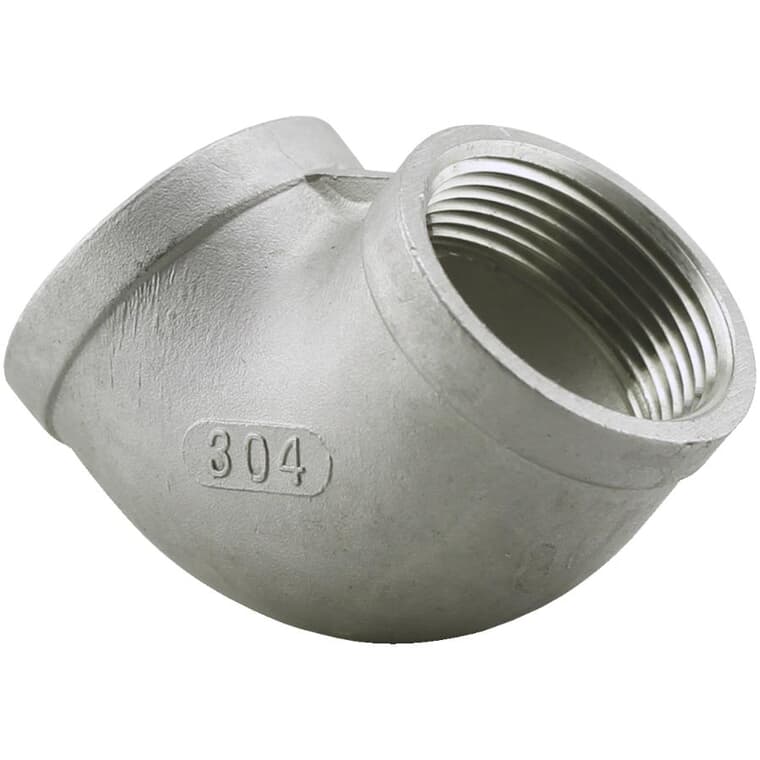 3/8" 90 Degree Stainless Steel Elbow