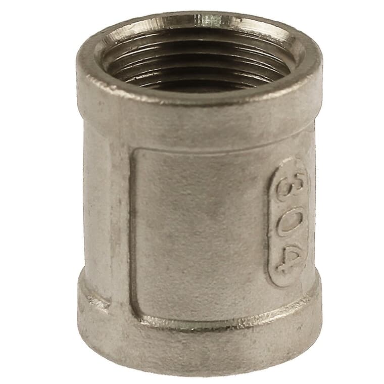 1/2" Stainless Steel Coupling