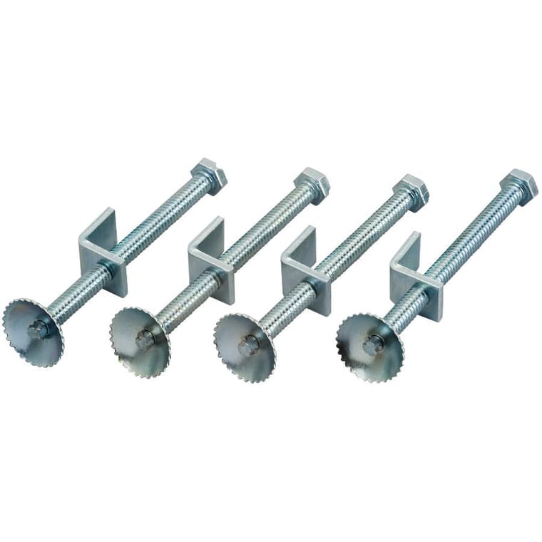 Basin Mounting Clamps - 4 Pack