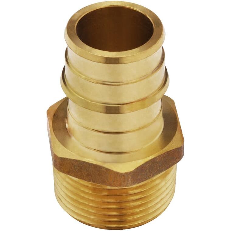 1/2" MPT x 1/2" Cold Expansion PEX Brass Adapter