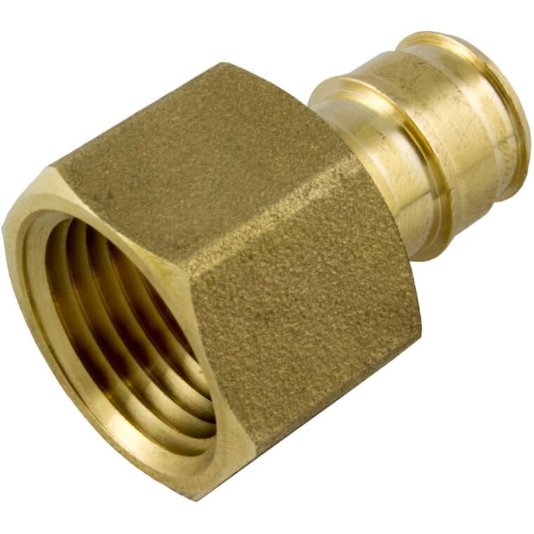 1/2" FPT x 1/2" Cold Expansion PEX Brass Adapter