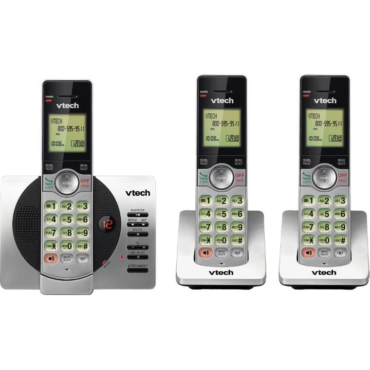 DECT 6.0 Cordless Phones & Answering System (CS6929-3) - 3 Pack