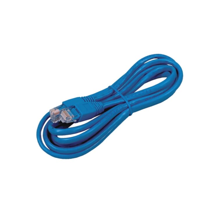 Câble CAT5E bleu avec connecteurs, 4,2 m/14 pi