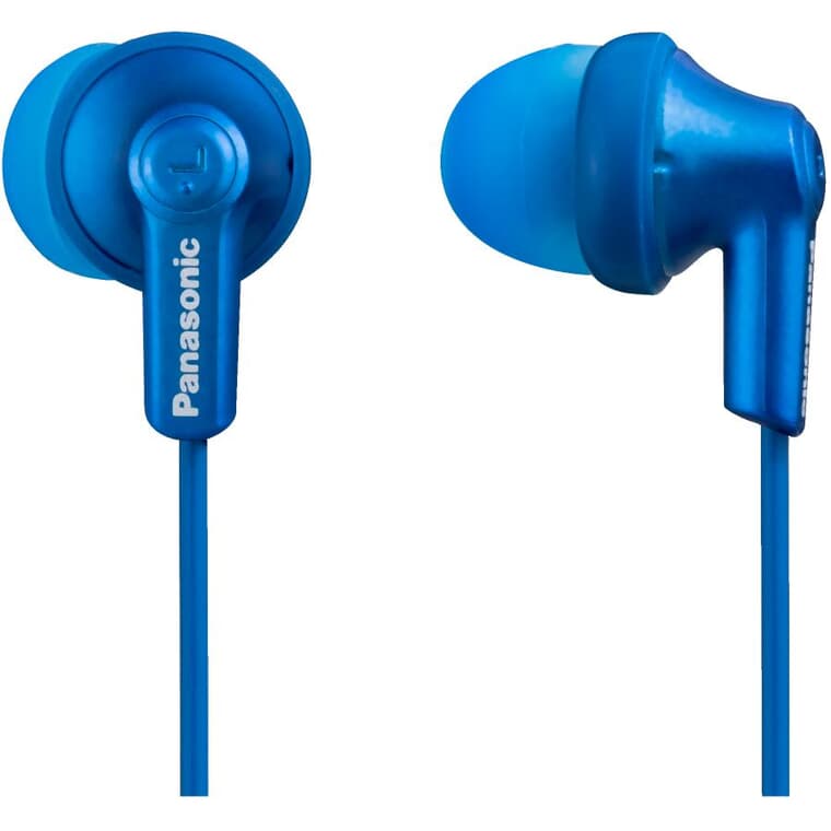 Ergofit Noise Isolating Earbud Headphones - Blue