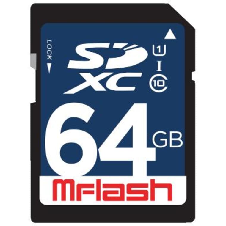 64GB SD Class 10 Memory Card
