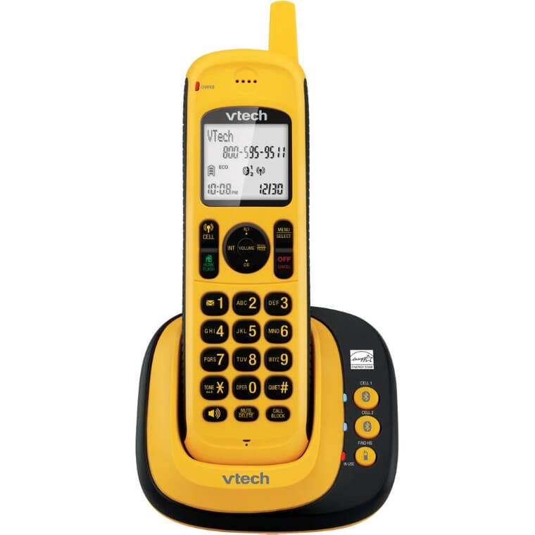 Dect 6.0 Waterproof Cordless Phone, with Caller Identification