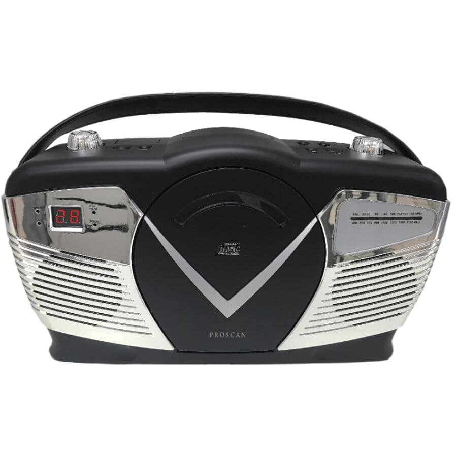 PROSCAN Proscan Retro Portable Radio with CD Player & AM-FM | Home Hardware