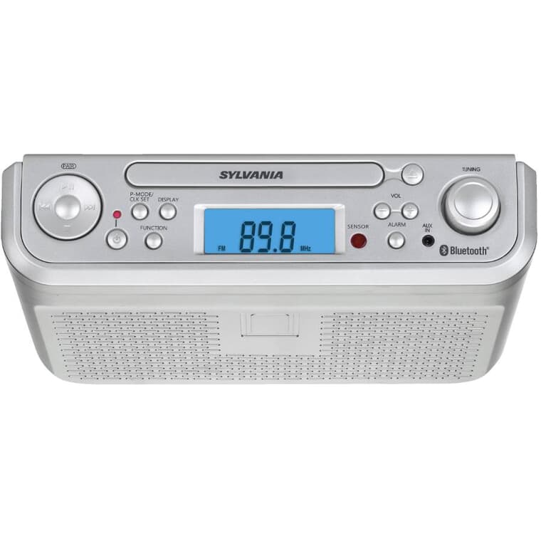 Under The Cabinet FM Radio, with Bluetooth and CD