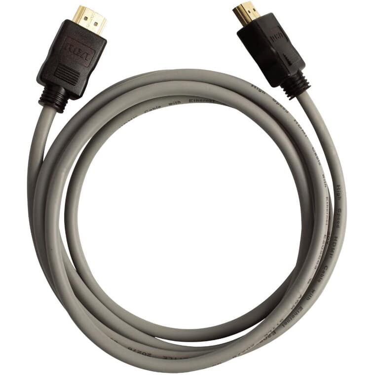 Câble Ethernet haute définition HDMI à HDMI, 1,8 m/6 pi