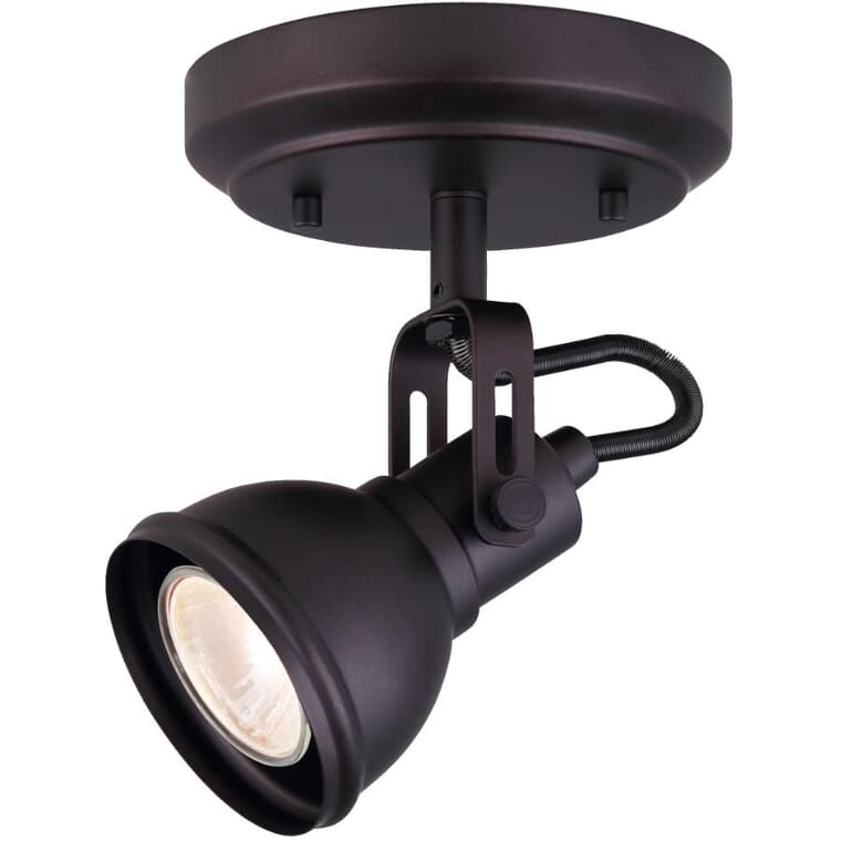 Polo Flush Mount Cieling & Wall Track Light Fixture - Oil Rubbed Bronze