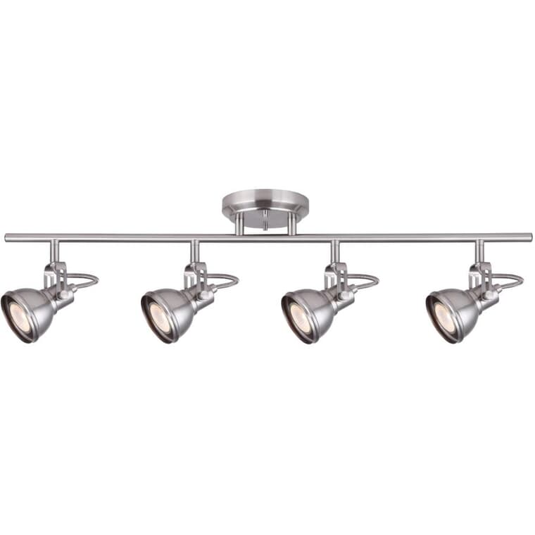 Polo 4 Light Track Light Fixture - Brushed Nickel