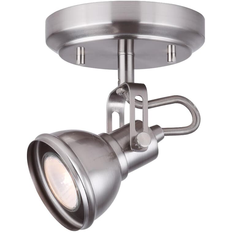 Polo Flush Mount Ceiling & Wall Track Light Fixture - Brushed Nickel