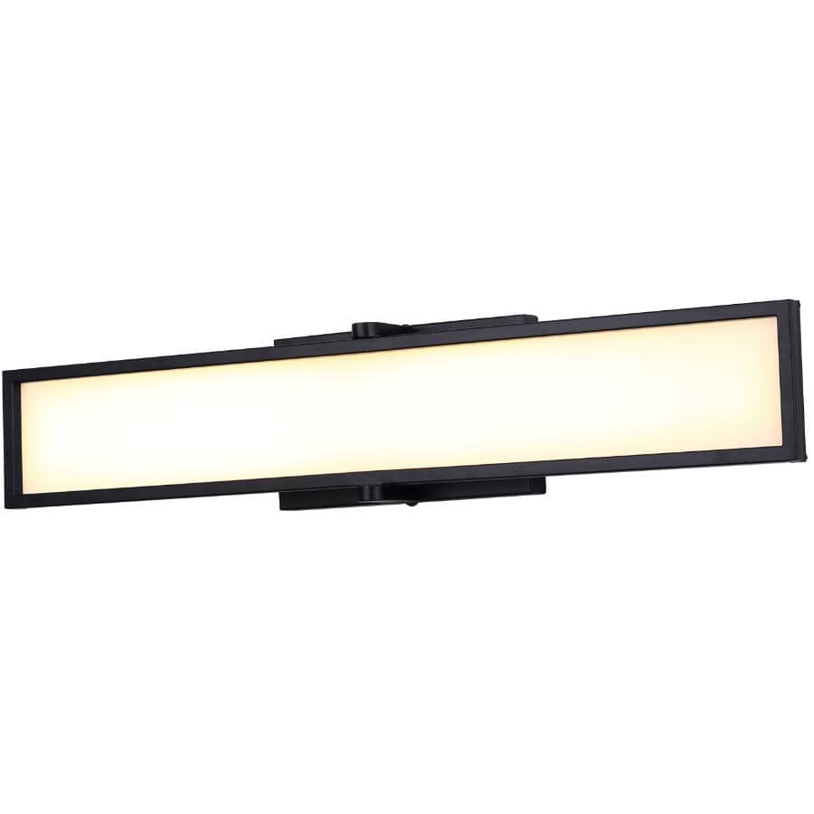 CANARM:Pax Dimmable LED Vanity Light Fixture - Black, 40W, 24''