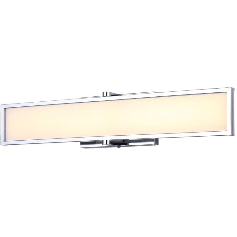 Pax Dimmable LED Vanity Light Fixture - Chrome, 40W, 24''