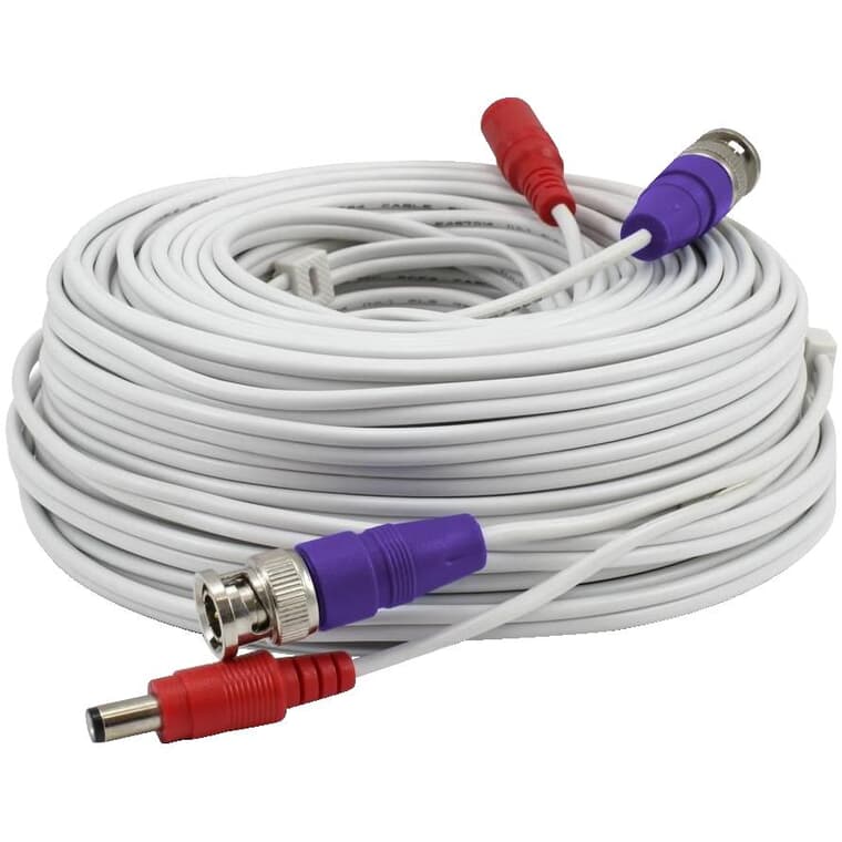 100' Video & Power Extension Cable - for Security System