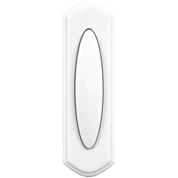 Wireless Push Button Doorbell - White