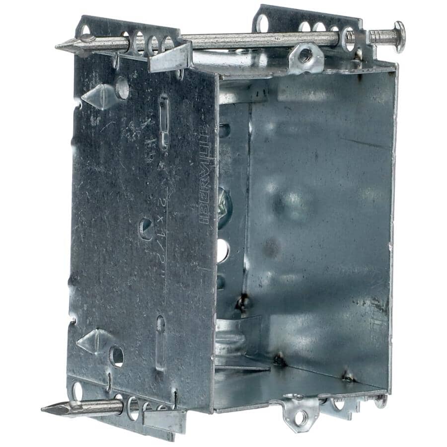 IBERVILLE 2-1/2" Non-Gangable Switch Box with Nails | Home Hardware