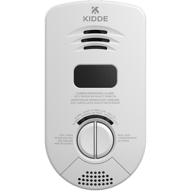 Smart Detection Carbon Monoxide Plug-In Alarm with Indoor Air Quality Monitor & Battery Backup