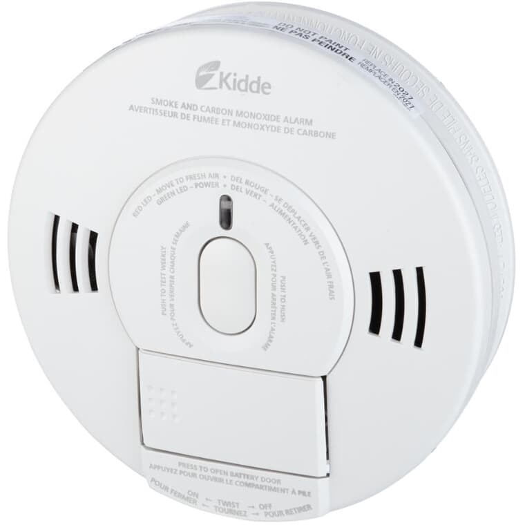 Wire-In Smoke and Carbon Monoxide Detector, with Battery Back-Up