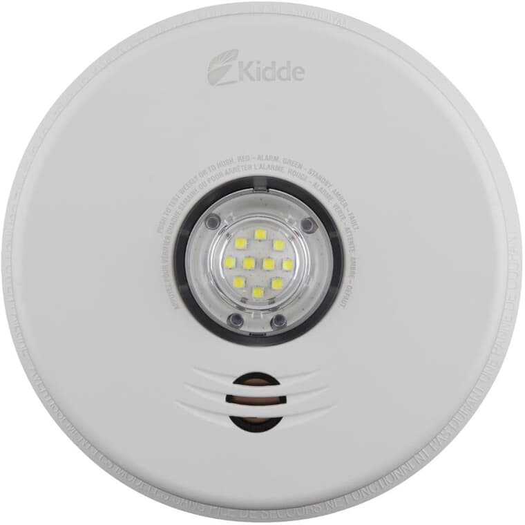 Integrated Talking Smoke and Carbon Monoxide Detector, with LED Strobe Light
