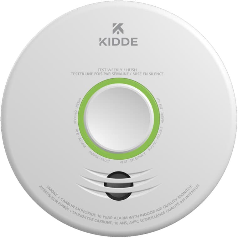 Talking Smart Smoke & Carbon Monoxide Detector with Indoor Air Quality Detector & Battery Backup