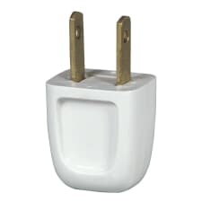 NEMA 5-15P Replacement Plug Heavy Duty 2 Prong Straight Electrical Plug