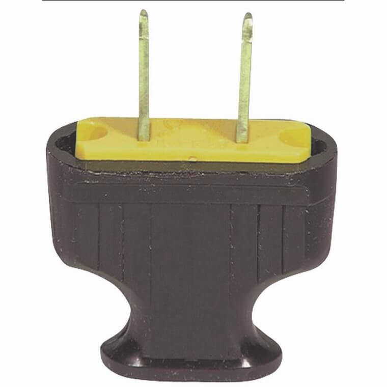 2 Wire 15 Amp 125V 2 Wire Plastic Electrical Plug