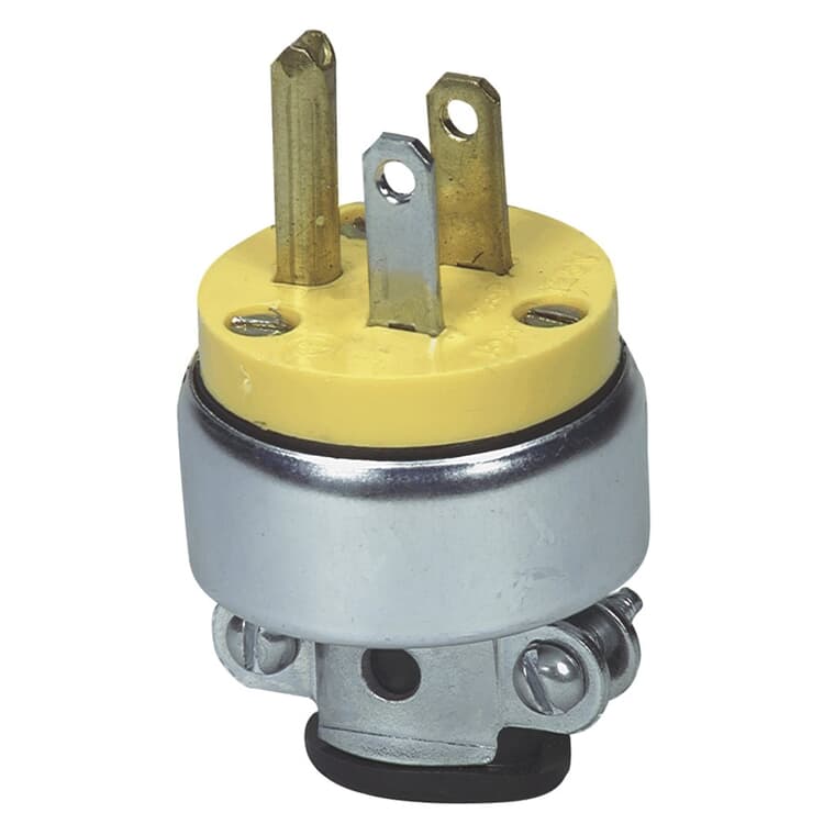 3 Wire 15 Amp 125V Armored Electrical Plug