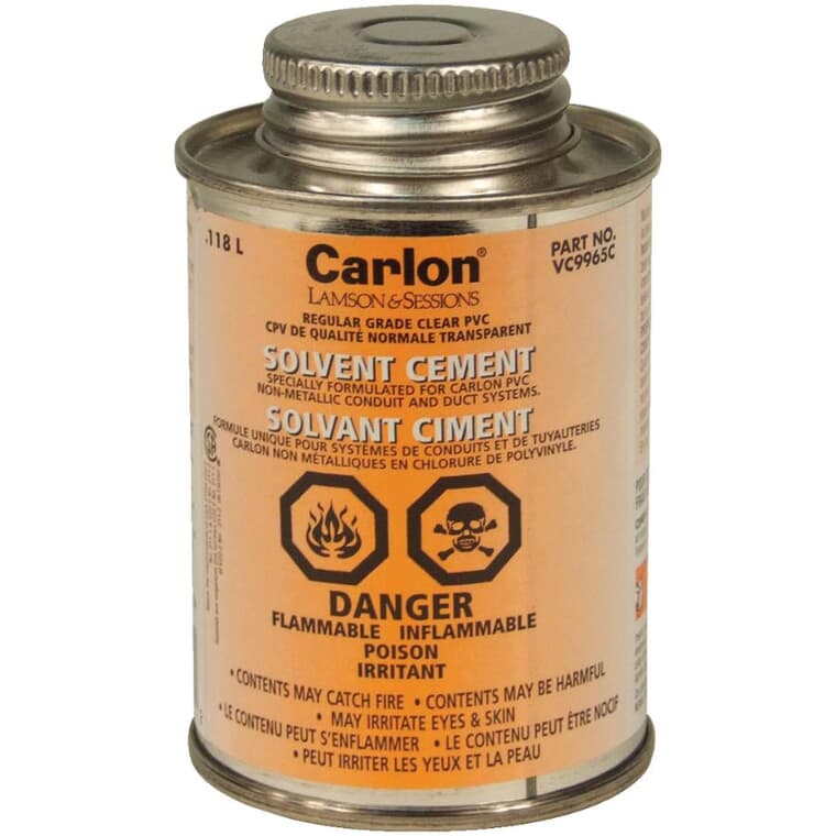 Standard Clear Solvent Cement - 118 ml