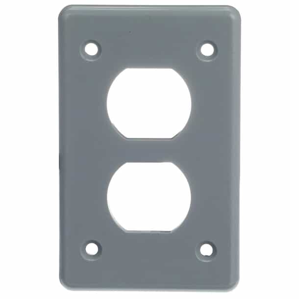 Feb Électronique 2582/GS Plaque Click ABS 2 Gris Foncé Et Bordeaux