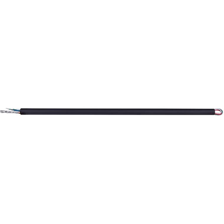 24" Downrod for Ceiling Fan - with Wire, Matte Black