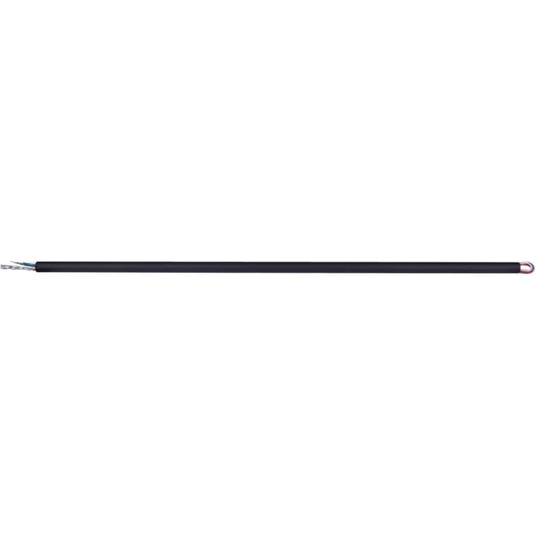 36" Downrod for Ceiling Fan - with Wire, Matte Black