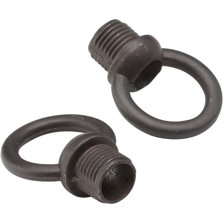 2 Pack 1/8 IPS Oil Rubbed Bronze Male Loops