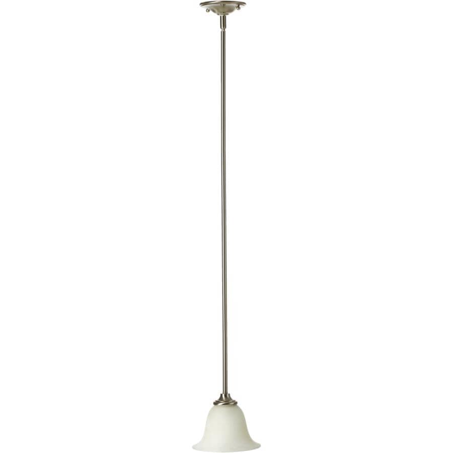 GALAXY:Concord Pendant Light - Brushed Nickel with Marbled Glass