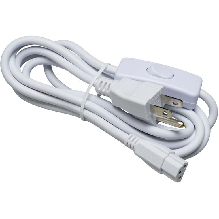 6' Power Cord with Switch for LED Bar or Fluoro Bar Systems